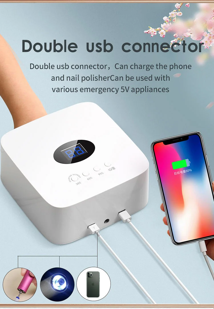 54W professionele Sun S10 UV LED sterke kracht nagellamp drie tijdzetting voor het snel uitharden van alle gels