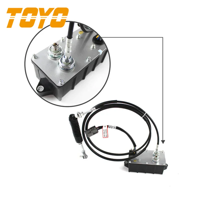 TOYO For Doosan Daewoo Solar 340LC-V 340LC-7 220LC-V DX225LC DH225-7 DH300-5 DH300-7 Excavator Step Governor Throttle Motor 523-