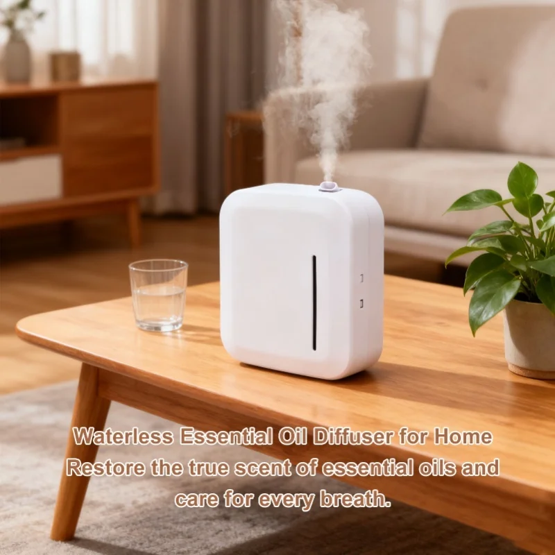 Waterless Essential Oil Diffuser Smart Scent Air Machine Aromatherapy Diffuser Battery Or Plug In App Control