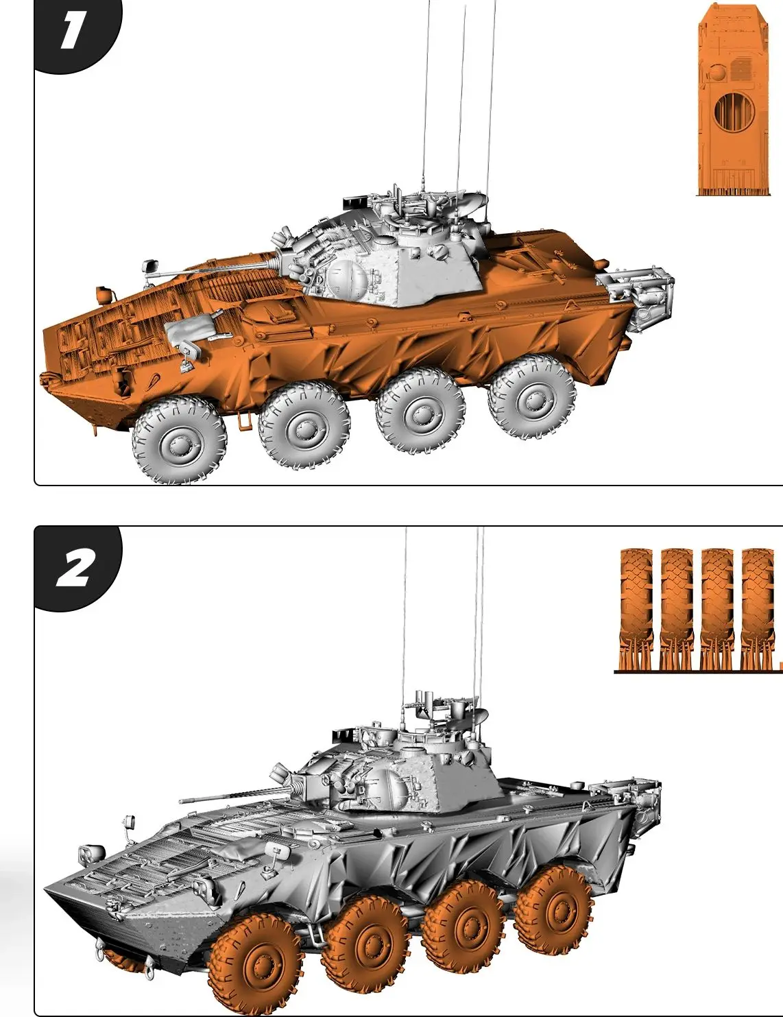 

Италия VBC (Pt.2) Детская боевая машина SSMODEL SS678 1/56 1/72 1/100 15 мм WarGaming 28 мм комплект военной модели