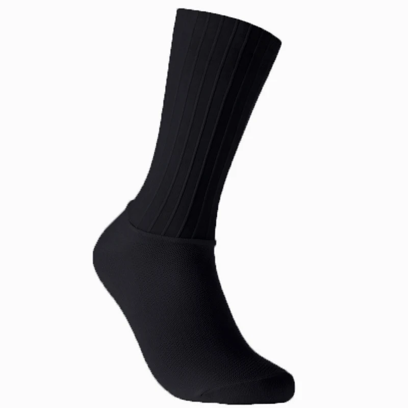 New 2025 Anti Slip Silicone Summer Aero Socks Whiteline Cycling Socks Men Bicycle Sport Running Bike Socks Calcetines
