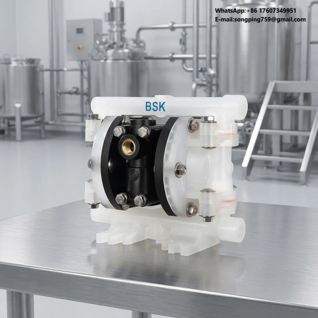 

1/4" Polypropylene Pneumatic Diaphragm Pump for Automotive Diesel Transfer Multi-Purpose OEM Available