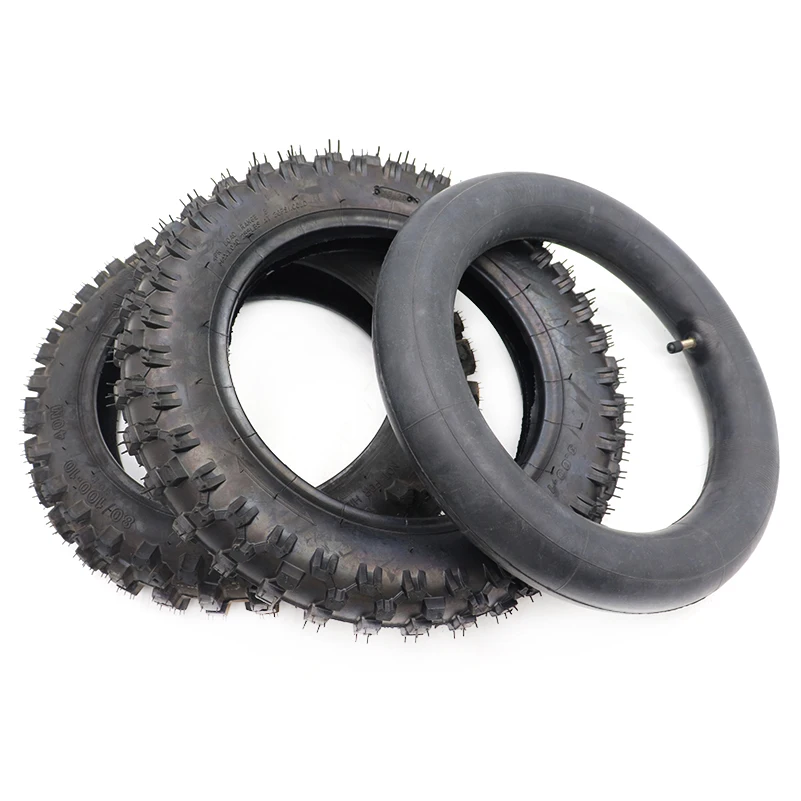 For Off-Road Racing, Motorcycle Tires, Dirt Pits, Bicycles, 80/100-10 Outer Tires, 3.00-10 Inner Tires