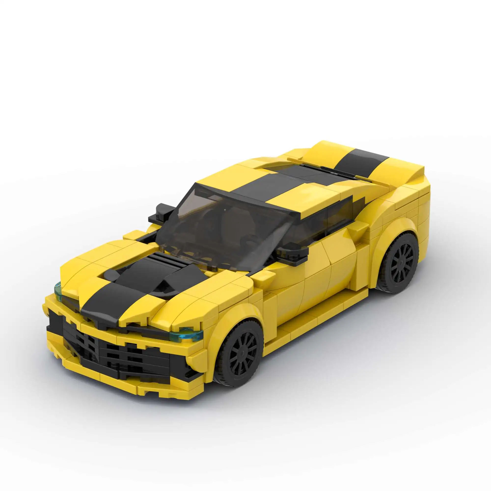 Cross-Border Building Blocks Chevrolet Bumblebee Racing Sports Car Moc Compatible Lego Toys