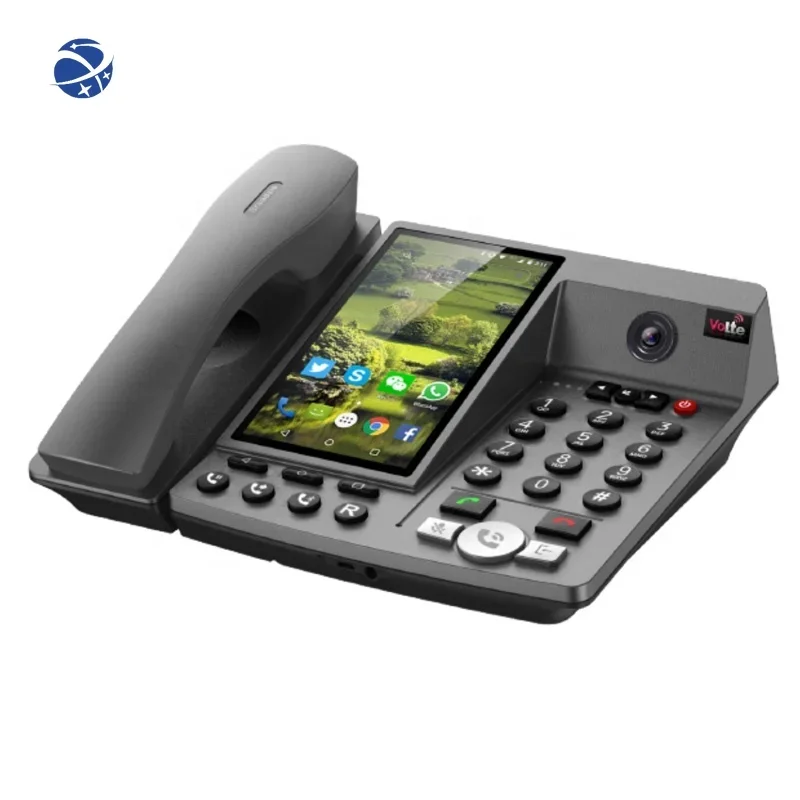 In Stock 4G VOLTE Fixed Wireless Telephone Smart Landline Phone Android OS Google play Store small MOQ