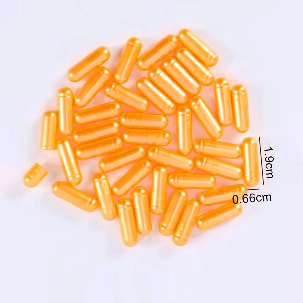 Standard Size 00# Yellow Hard Gelatine Empty Capsules, Hollow Gelatin Capsules ,joined Or Separated Capsules