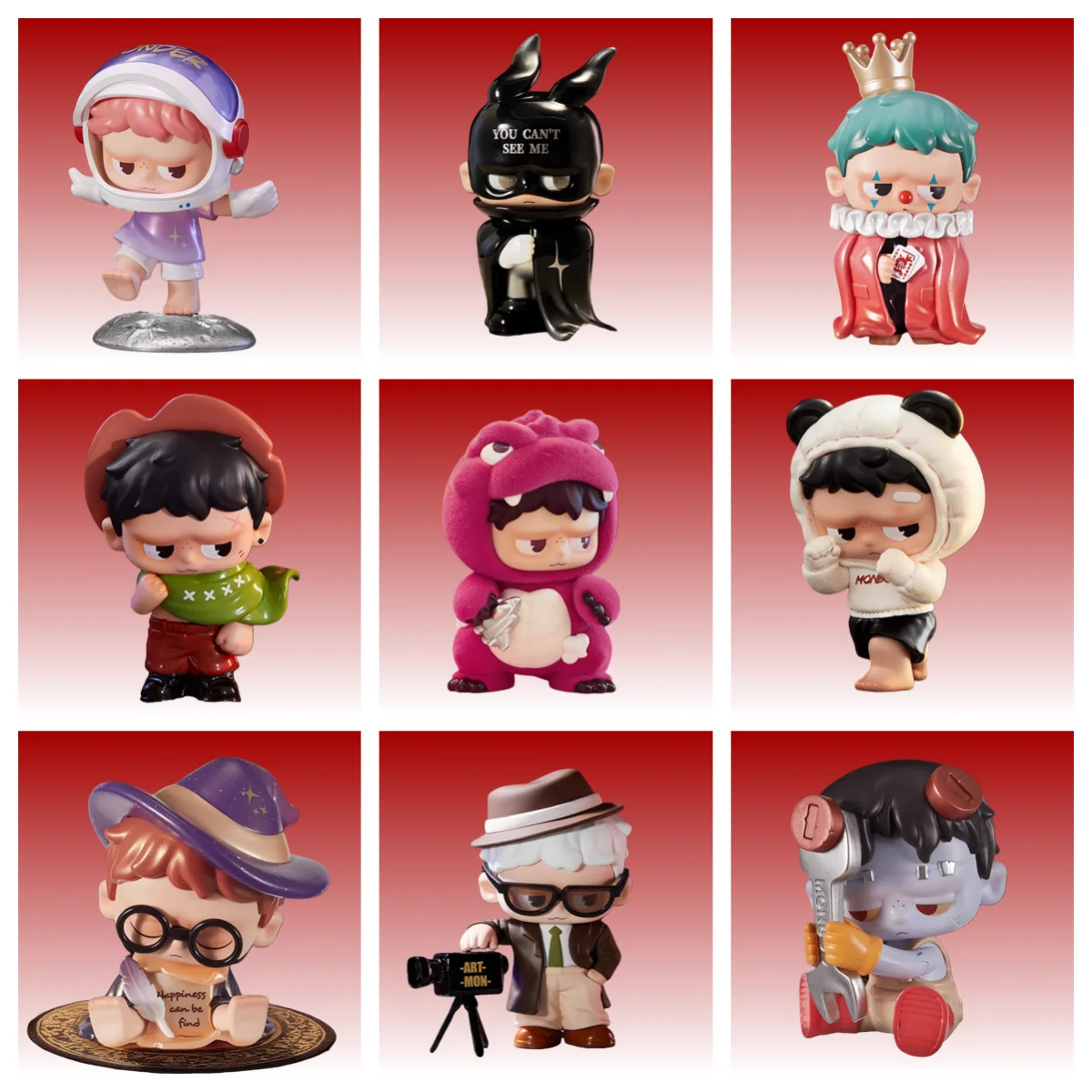 Original Monboo Theater Tales Series Blind Box Cute Action Figures Collectible Model Doll Cartoon Decor Toys Gift