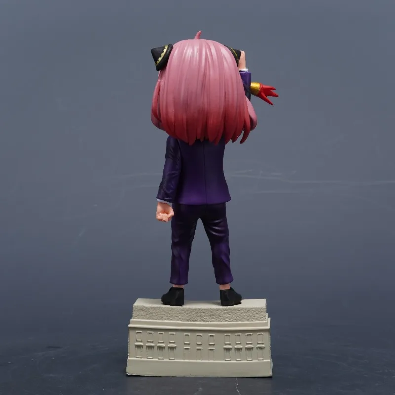 スパイ X ファミリーアーニャフォージャーフィギュアクリエイティブ高価値 DiyQ バージョンアニメ二次元周辺人形モデルデスクトップ装飾品