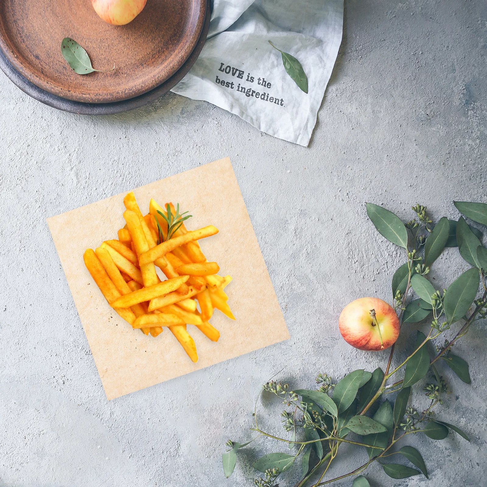 

499Pcs Non Stick Parchment Paper Baking Sheets Multi Function Bread Paper Air Fryer Oven Use Baking Supply Kitchen