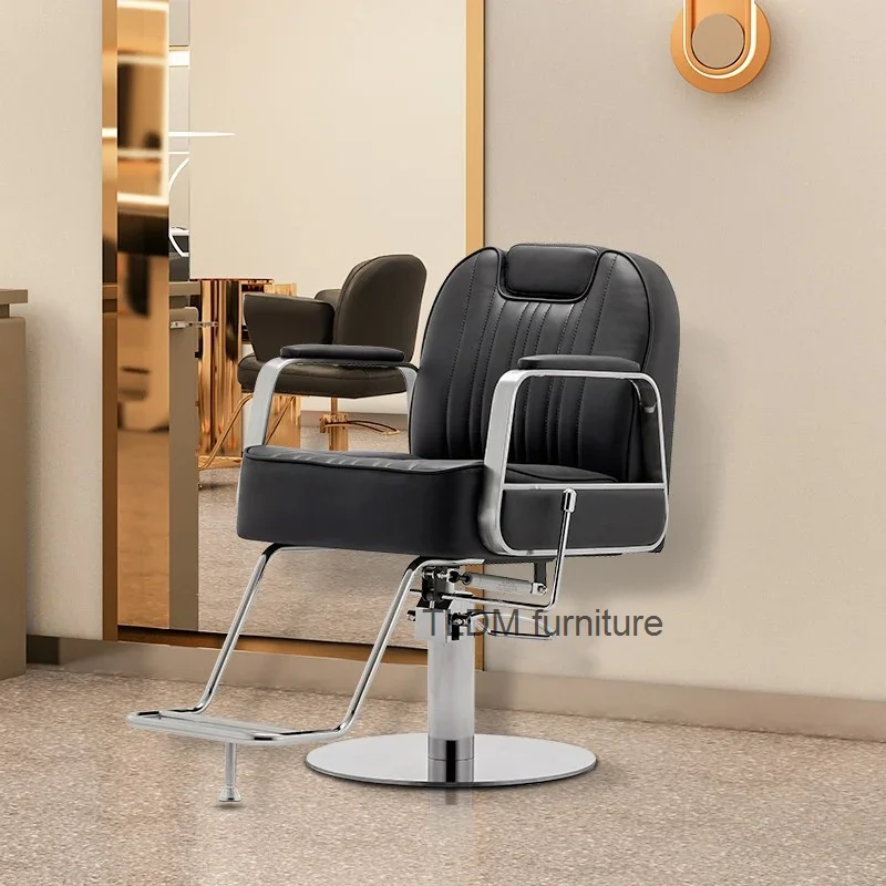 

Luxury Swivel Barber Chair Pedicure Makeup Shampoo Cosmetic Barber Chair Hairdressing Saddle Cadeira De Barbeiro Salon Furniture