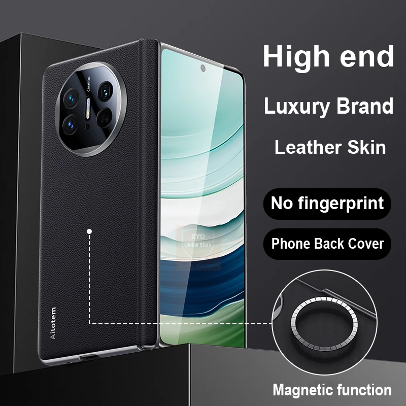 

For Huawei Mate X5 Case High end Magnetic Leather Skin Brand Phone Case For Huawei Mate X5 MateX5 Cover Shell Bumper Bag Fundas