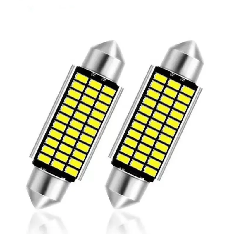 

2pcs Festoon 31mm 36mm 39mm 41mm LED Bulb C5W C10W Car License Plate Light Auto Interior Reading Dome Lamp