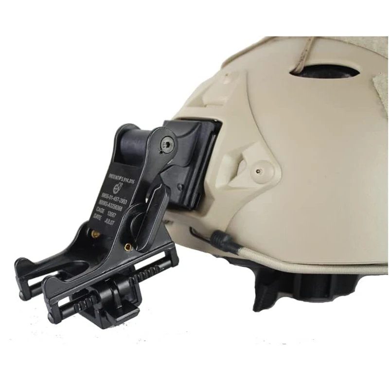 Booiu capacetes táticos suporte de visão noturna para nvg PVS-14/PVS-7 rápido mich capacete montar acessórios equipamento tático militar