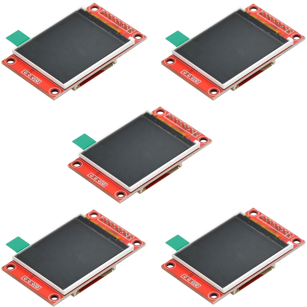 1.8 inch TFT LCD Module LCD Screen Module ST7735 SPI serial 51 drivers 4 IO driver TFT Resolution 128*160 For Arduino