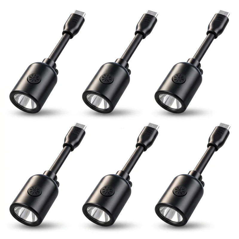 Nieuwe Type-C mini heldere LED-zaklamp, draagbaar, universeel, verstelbaar, voor fietsen, nachtverlichting, multifunctioneel