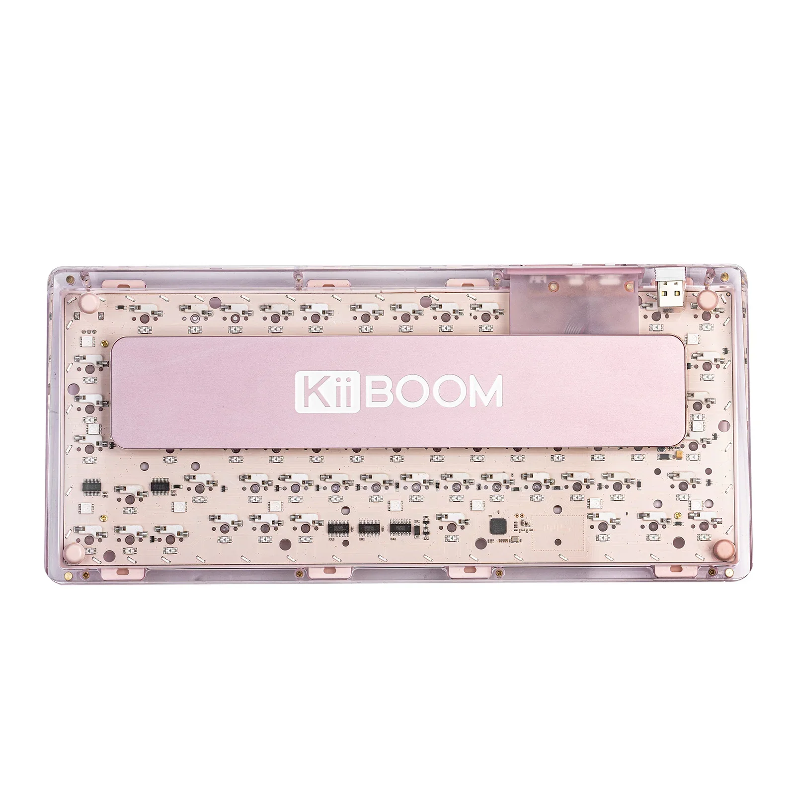 Wholesale KiiBOOM Phantom 81 V2 75% Hot-swappable Acrylic Gasket Mechanical Keyboard wireless mechanical keyboard aluminum