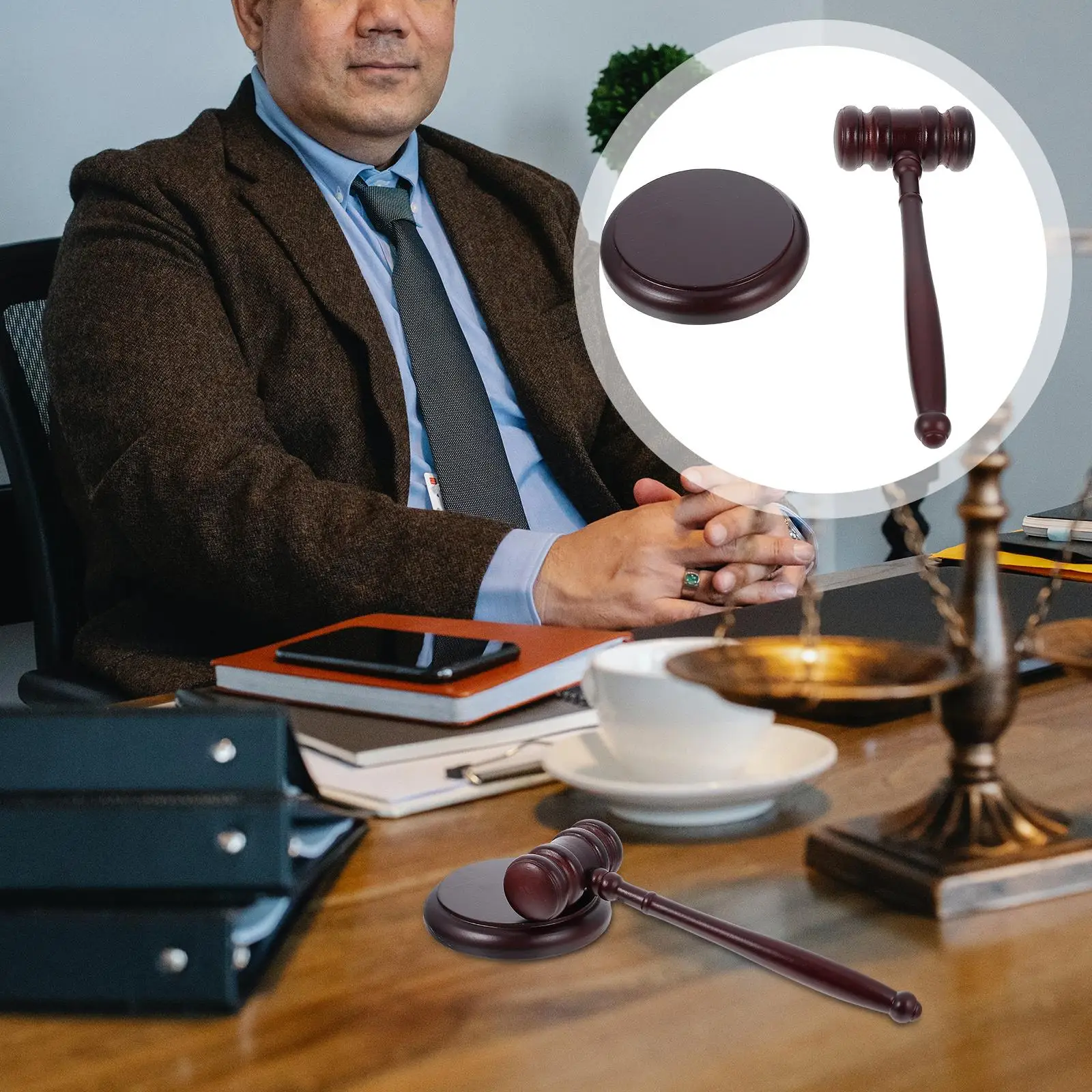 판사 망치 나무 경매 망치 역할 놀이 사무실 선물을위한 장난감 미니 장난감