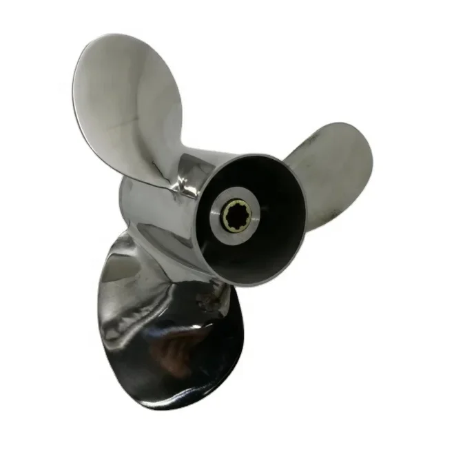 

9.9-15HP 9 1/4X9-J STAINLESS STEEL Marine OUTBOARD PROPELLER Matched For Engine