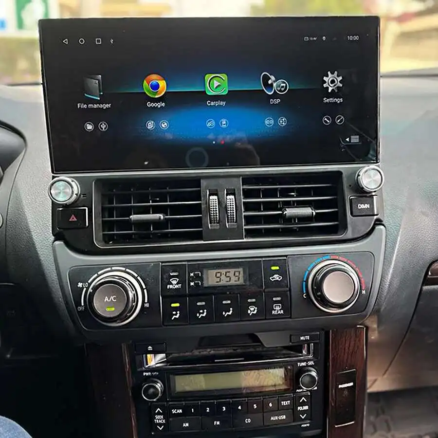 

12.3inch 1920*720 Screen Car Radio For Toyota Land Cruiser 150 Prado LC150 FJ150 2010 - 2013 Android 13 Multimedia Video Player