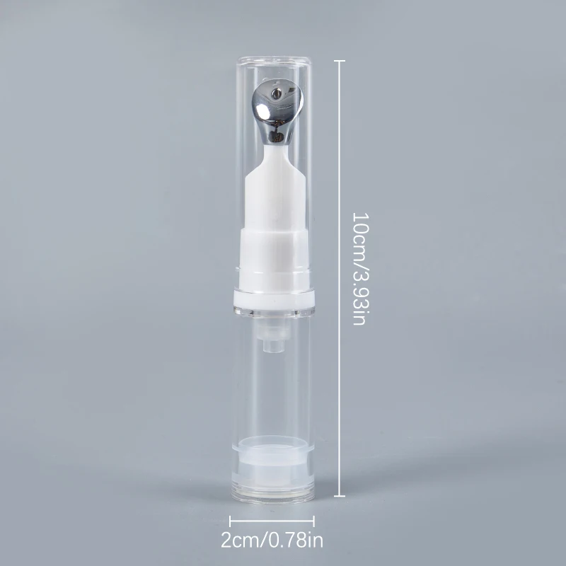 1/3PCS 5ml Empty Cosmetic Container For Eye Cream Massage Essential Refillable Bottle Lip Balm Metal Top Soft Tube