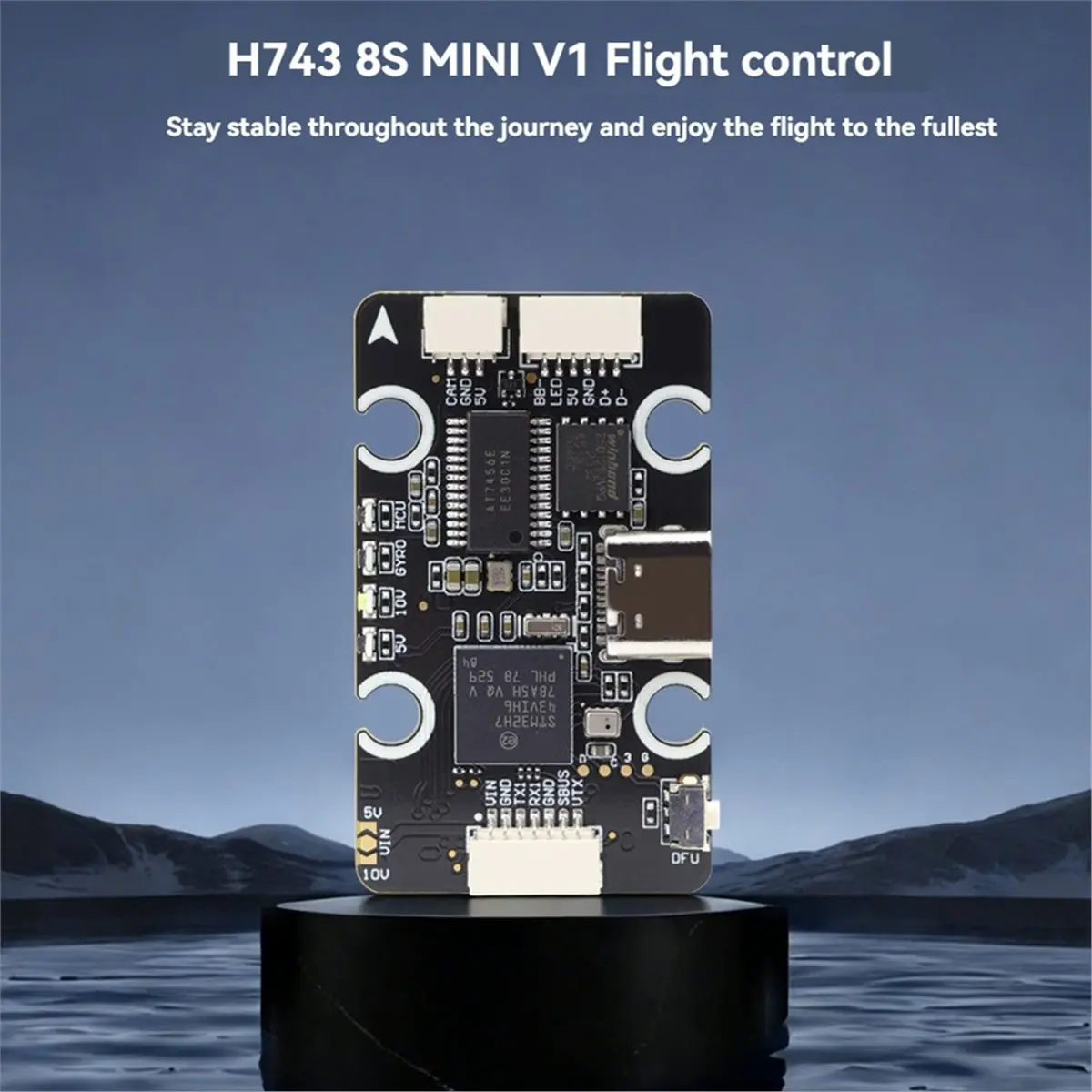 

(A30I) H743 FPV Stack H743 Mini Flight Controller 60A 4IN1 BLHeli_S M-H-30 ESC for RC FPV Free Racing Drone Nblade MAX Parts