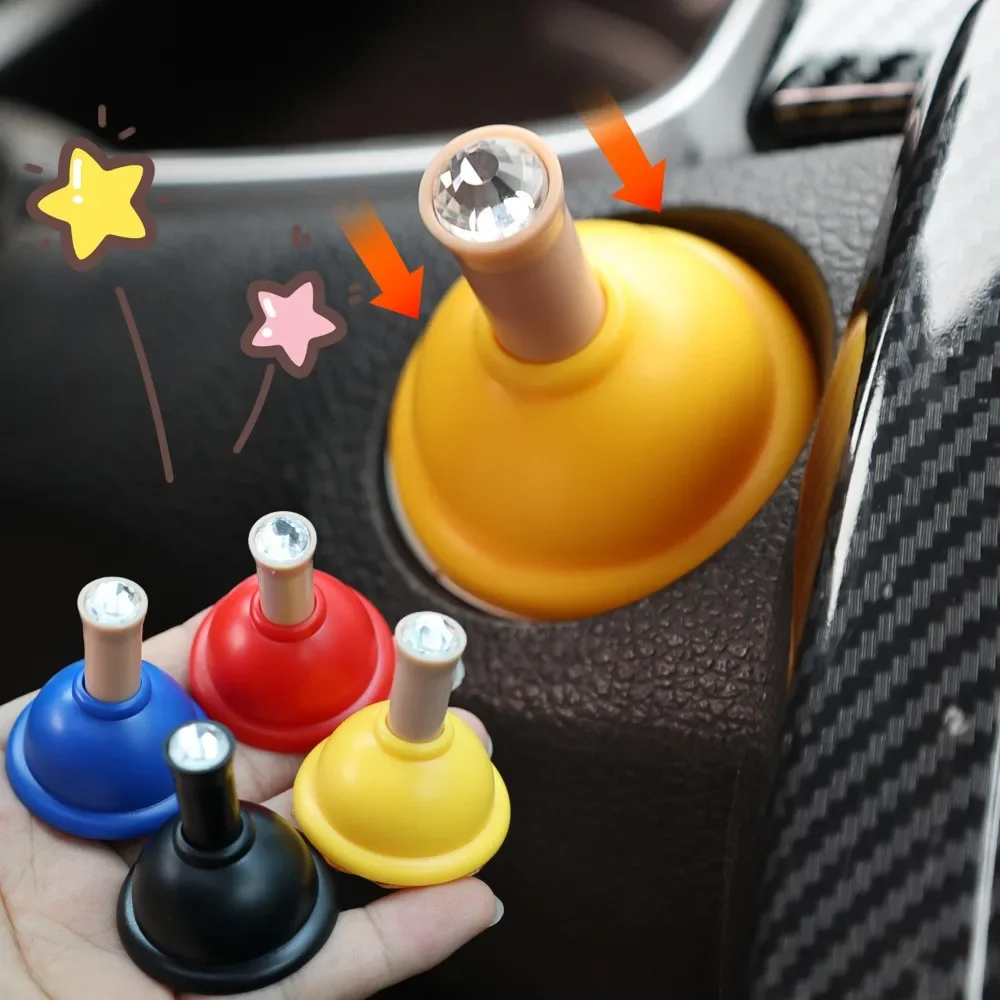 One Click Start Rocker Switch Mini Plunger Styling Meaning Smooth Journey Car Engine Ignition Button Joystick Decor Accessories