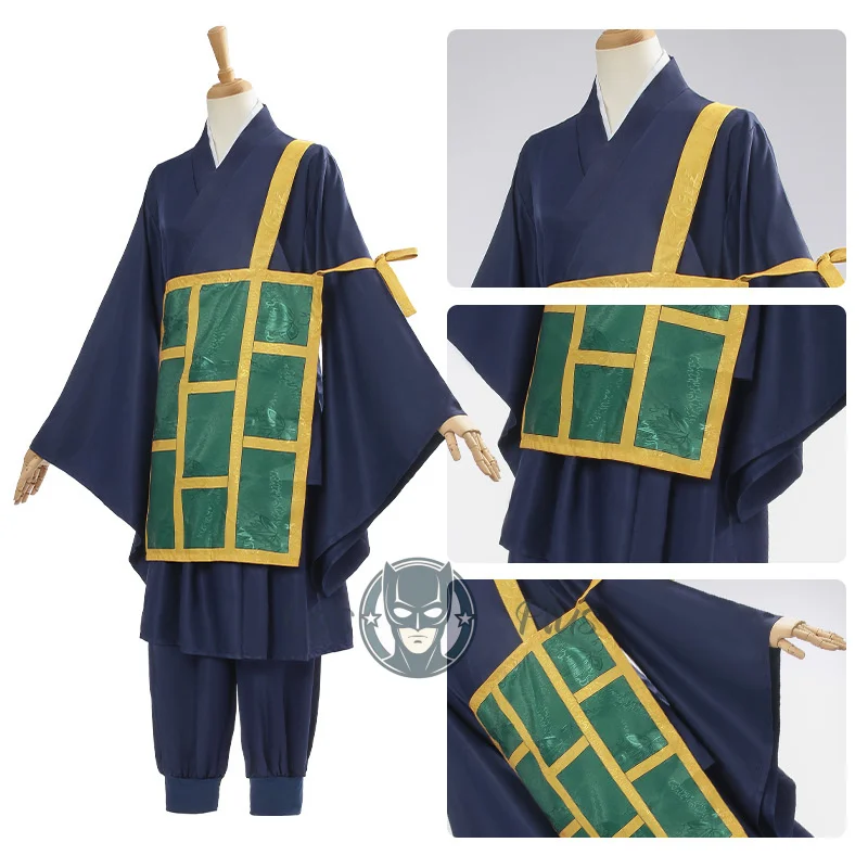 Geto Suguru Jujutsu Kaisen Costume Cosplay Nero Blu kimono Uniforme scolastica Anime Vestire Costumi di Halloween per le donne Uomo