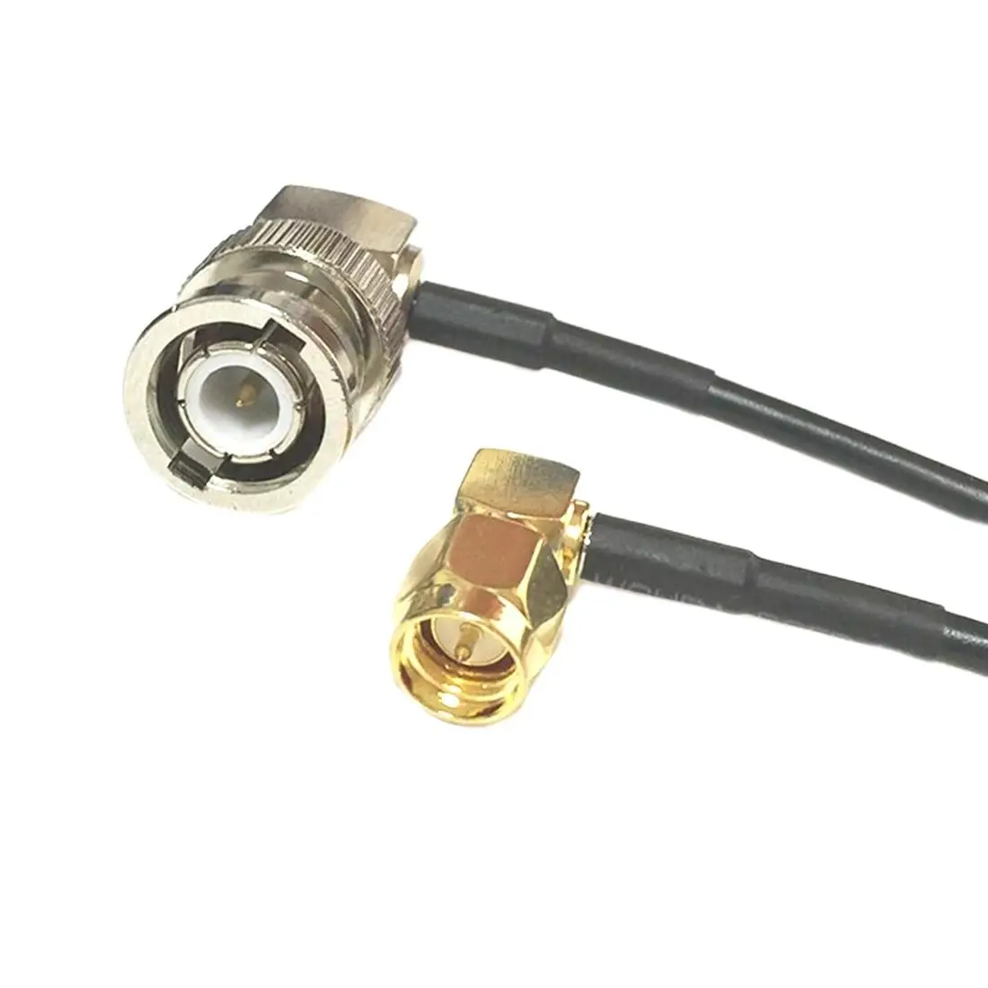 New SMA Male To BNC Male Plug Straight Right Angle Pigtail Cable Adapter RG174 Wholesale