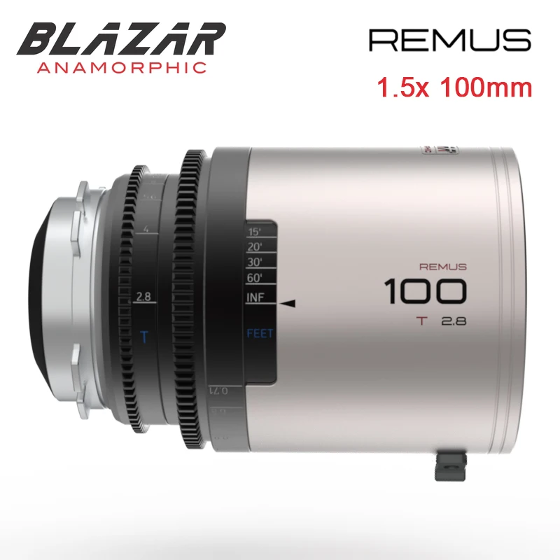 

GREAT JOY BLAZAR REMUS 1.5x 100mm Anamorphic Lens Supports 3:2 full frame For PL/EF Gold Flare/Blue Flare