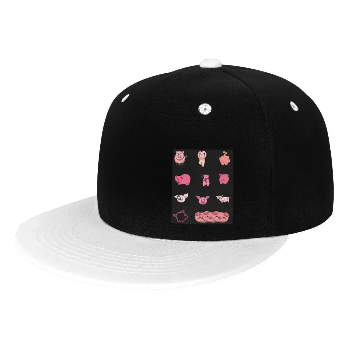 National Pig Day Sticker Pack Baseball Caps Fashion Men Women Hats Casual Cap Streetwear Baseball Hat Casquette