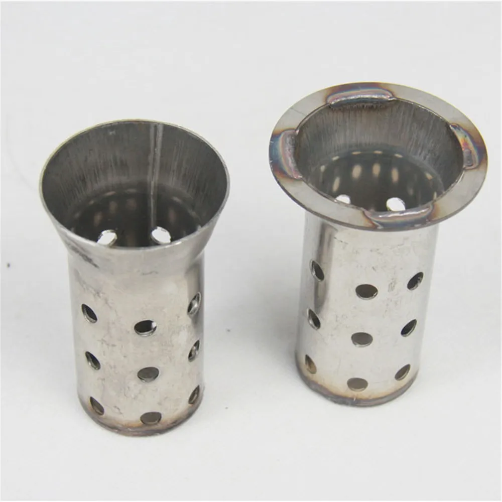 51mm 60mm Inlet Motorcycle Exhaust Muffler Adjustable DB Killer Noise Reducer for Honda YAMAHA Kawasaki Suzuki Noise Eliminator