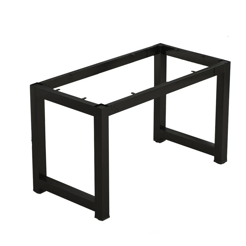 

wrought iron table leg bracket, desk office meeting computer dining table coffee table base, support shelf rock slab
