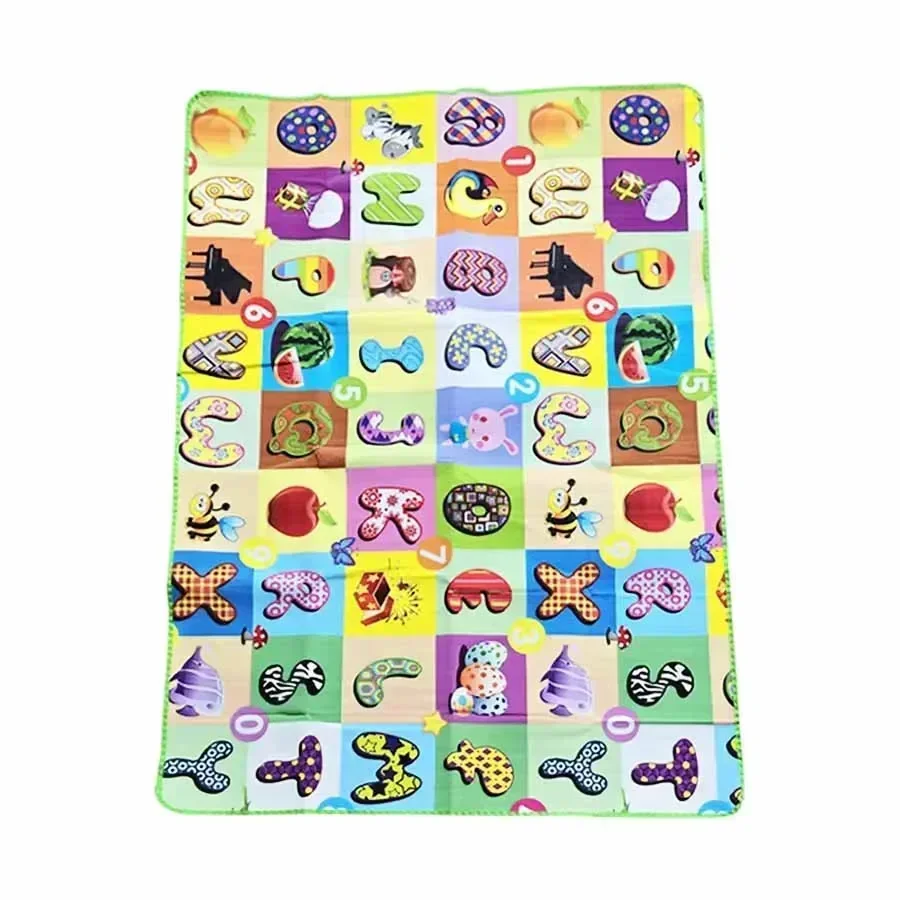 Baby Crawling Play Mat Cartoon Printed Toddler Crawling Pad Eva Foam Soft Floor Newborn Photography Accessories 180*120*0.3cm
