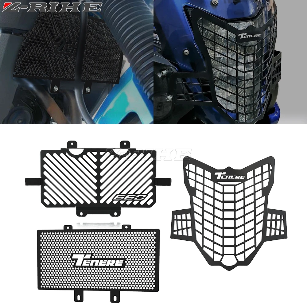 

Motorcycle Headlight guard radiator guard set FOR YAMAHA Tenere XT 660Z XT660 Z 2008-2016 2015 2014 2013 2012 2011 2010 XT660Z