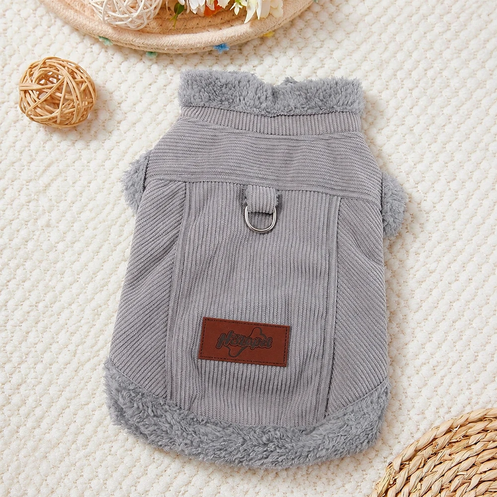 Weiche Warme Haustierkleidung Winter-Hundemantel Gemütliches Fleece-Futter Welpen-Pullover Jacke für Chihuahua Kleine Hunde Katzen Kälteschutz-Bekleidung