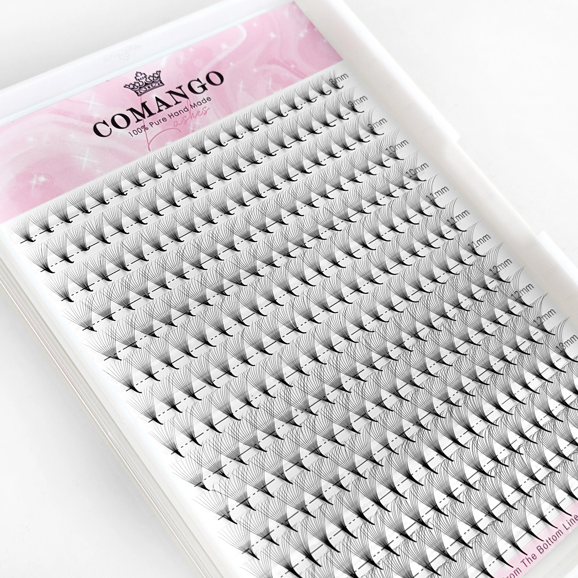 CoMango Pointy Base Premade Volume Fans Eyelashes Extensions 3D 6D 10D 12D 14D 16D Ready-made Bundles bouquet False Eyelashes