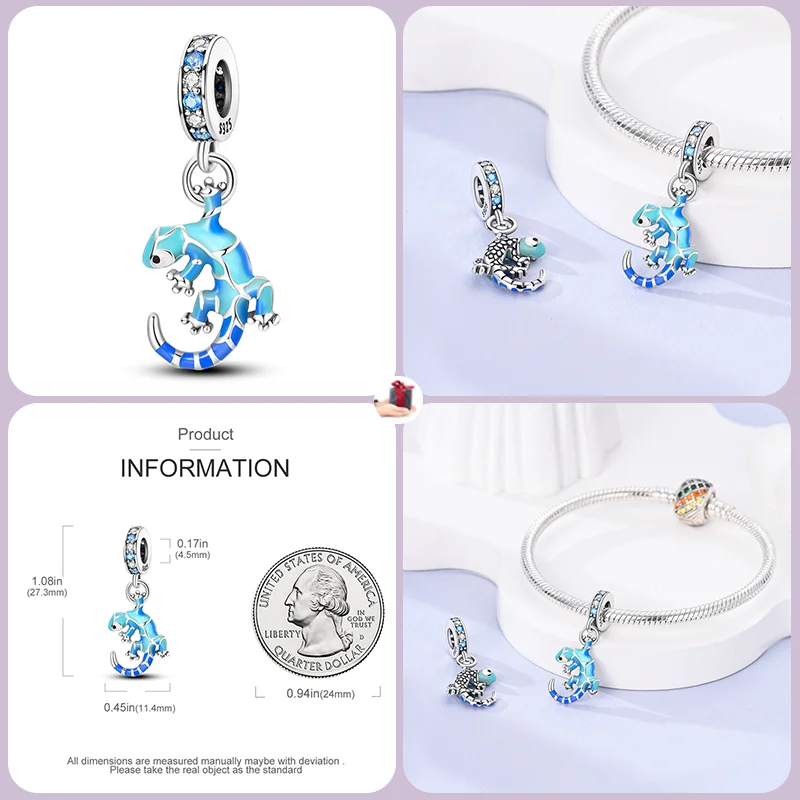 925 فضة موضة منطاد الهواء الساخن الدب كعكة عيد ميلاد سحر الخرز ل سوار 3 مللي متر DIY بها بنفسك غرامة مجوهرات صنع الهدايا