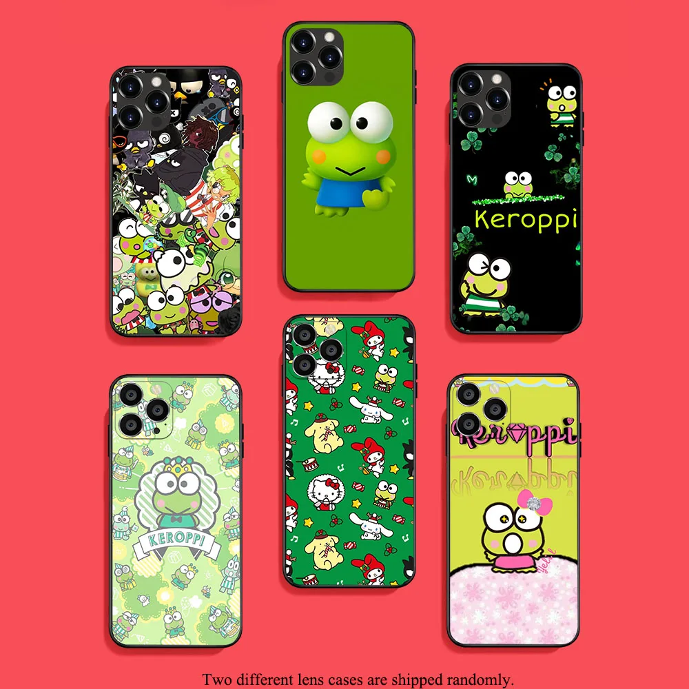 UK-85 Sanrio Keroppi Soft Case For iPhone 5S SE 6 6S 7 8 11 X XS XR Plus Max Pro