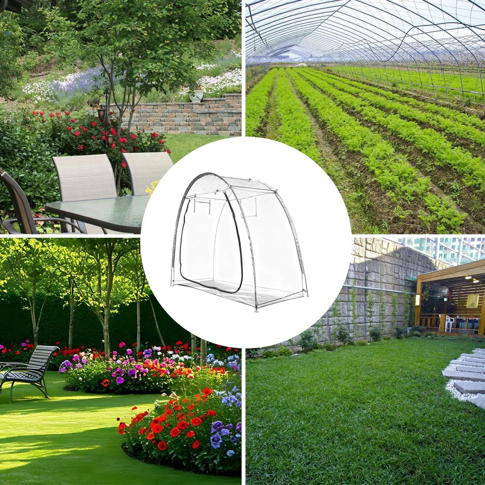 

Защитные чехлы для защиты от мороза, зимняя палатка для защиты растений, палатка для защиты от замерзания деревьев, палатка для наружного забора, сада, пейзажа, фермы