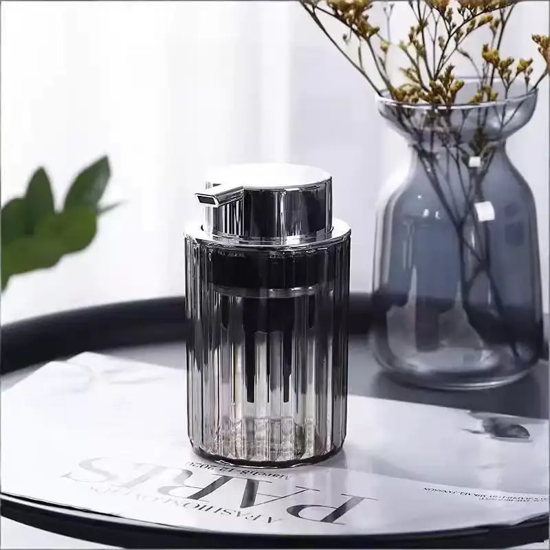 Hands Foaming Soap Dispenser for Bathroom Liquid Soap Mousse Bottle Refillable Kitchen Push-type Dish Soap Container