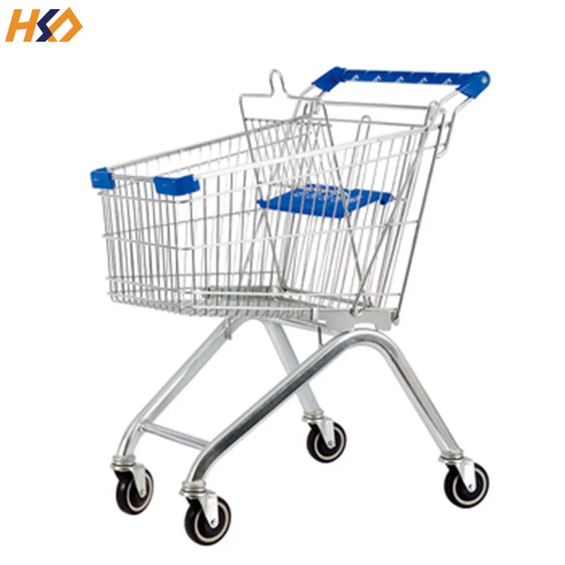 Hot Sale Eco-Friendly European Style Metal Shopping Trolley