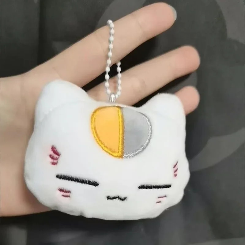 Cat Teacher Peripheral Products Plush Doll Keychain Madara Takashi Natsume Backpack Pendant Soft Exquisite Toys Present Friend