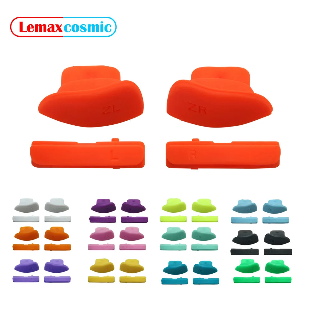 4 ชิ้น Handle Controller เปลี่ยนซ่อมปุ่ม ZR ZL L R จอยสติ๊กคีย์สําหรับ Nintendo Switch OLED Joy-Con Joycon NS