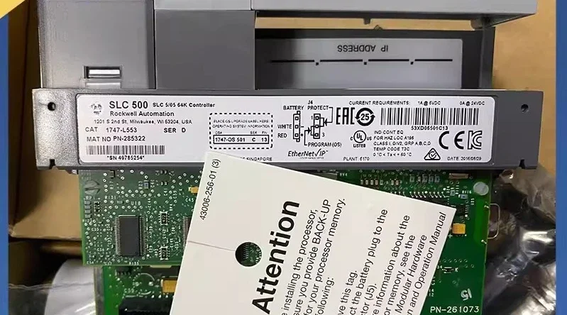 

1747-L553 SLC 5/05 Controller 64K Memory 1747L553