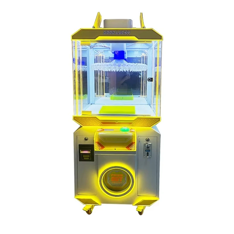

Customized Commercial Coin-Operated Clip Crane Machine For Snacks Toys Keychains Arcade Equipment Shopping Mall Use