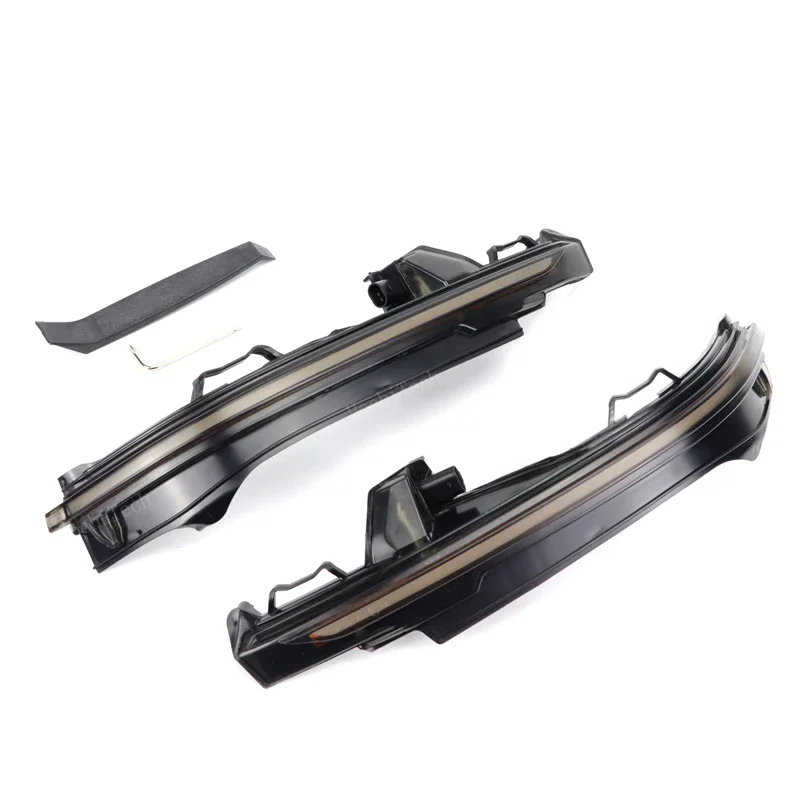 Dynamic Black LED Turn Signal Light Sequential Rearview Mirror Light For Audi Q5 SQ5 FY 2018-23, Q7 SQ7 4M 2016-2023
