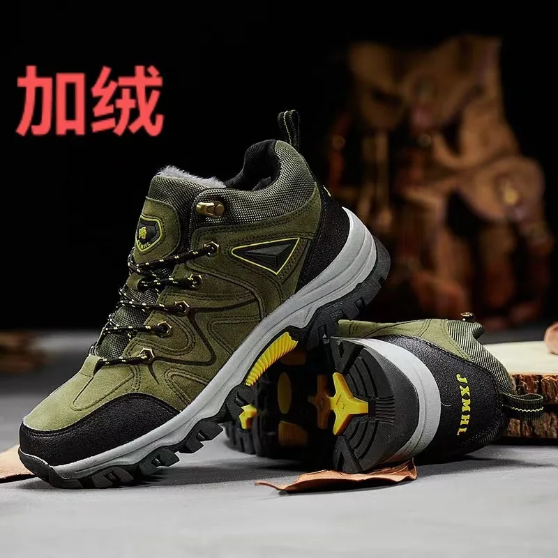 

Snow Men's Boots Casual Booties For Men Platform Warm Fur Ankle Boots Winter Boots For Men Plush Footwear Men's Work Shoes