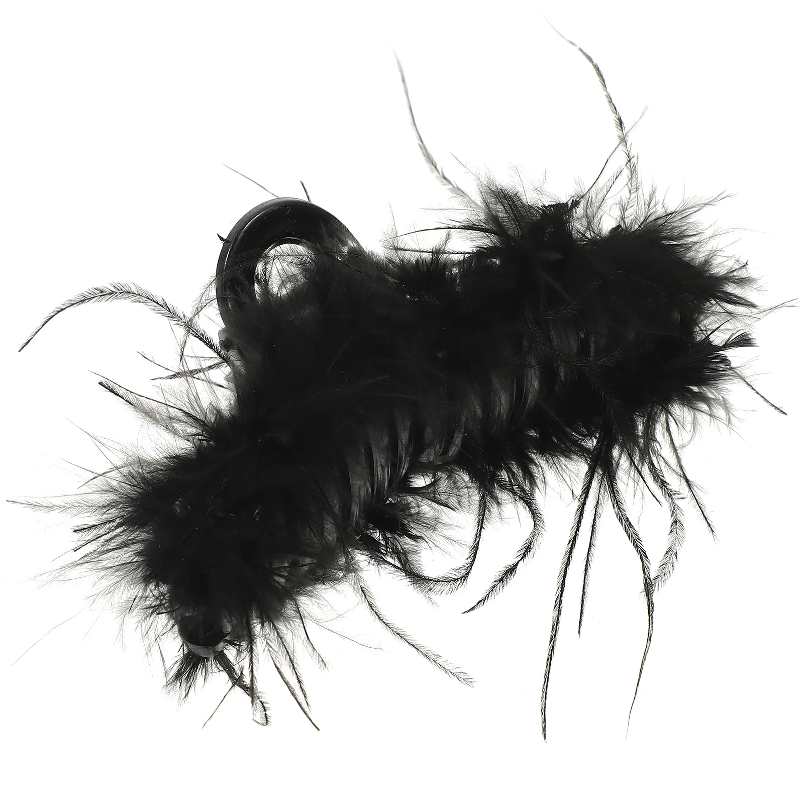 

Plume Hair Claw Clip Large Hair Accessory Women Hairpin for Weddings Birthdays Banquets Graduations