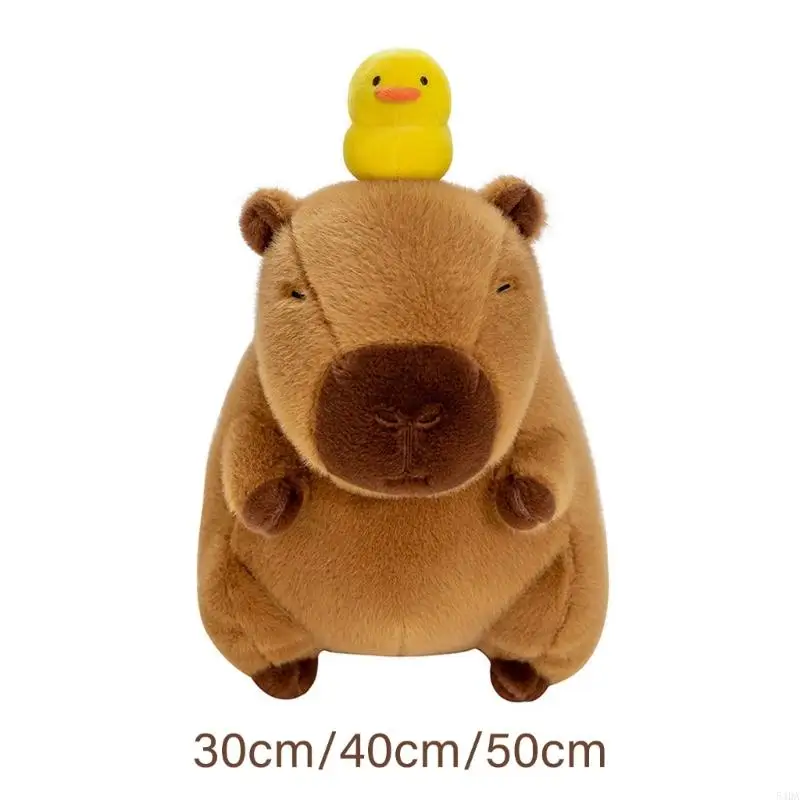 

54DA Lovely Capybara Figure Toy Small Duck Hugging Shower Gifts Capybara Washable for Toddlers Kids