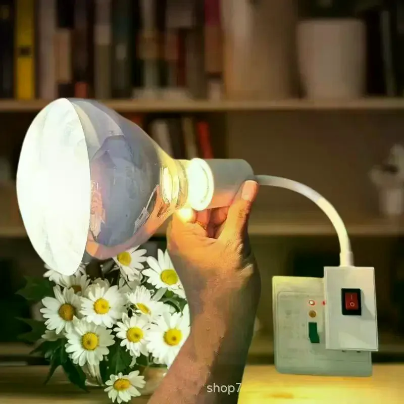 تركيبات إضاءة الحمام العالمية - مقاومة للانفجار ومقاومة للماء لمصابيح التسخين وأضواء السقف، سهلة التركيب المسماري، 1 أو 2 قطعة #1